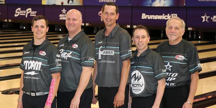 Future Hall of Famer Matt McNiel leads Storm Products Inc. 1 to 3,486 to take lead in team at 2022 USBC Open Championships