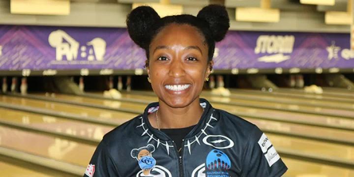 ‘Patient’ Gazmine Mason leads after first round of 2022 USBC Queens