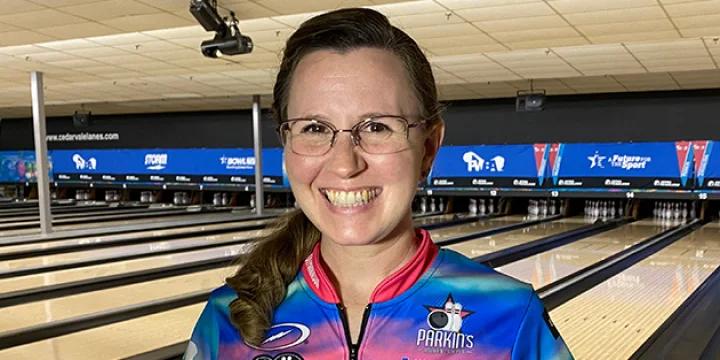 Missy Parkin averages 237-plus to lead after first day of 2022 PWBA Twin Cities Open