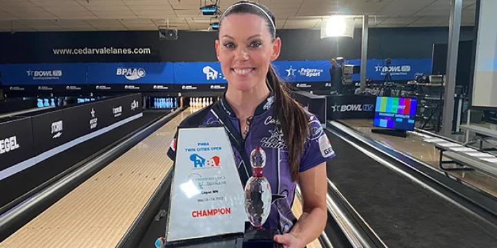 Back on top: Shannon O'Keefe romps through stepladder of 2022 PWBA Twin Cities Open for 15th PWBA Tour title