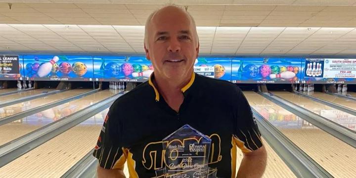 Former MLB All-Star pitcher John Burkett calls first PBA50 Tour win 'No. 1 accomplishment in my sports history' after taking 2022 PBA50 South Shore Open