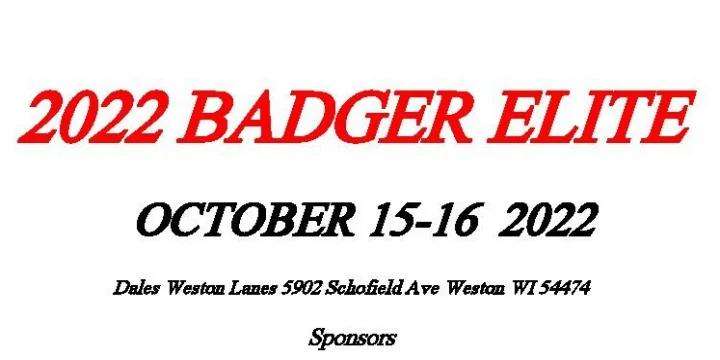 2022 Badger Elite set for Oct. 15-16 at Dale’s Weston Lanes with a few new twists; lane pattern release