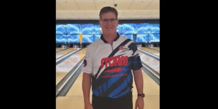 Tom Adcock jumps into lead at weather-delayed 2022 PBA60 Tristan's T.A.P.S. Memorial as field cut to top 32 for match play