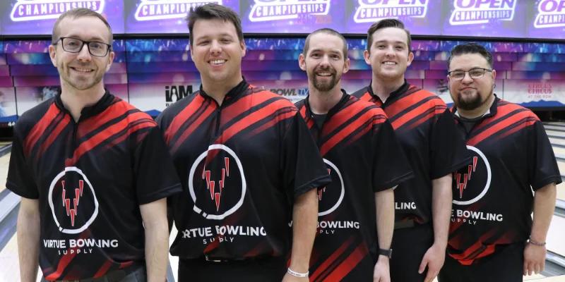 Virtue Bowling Supply 1 fires 3,238 to lead after opening day of 2023 USBC Open Championships