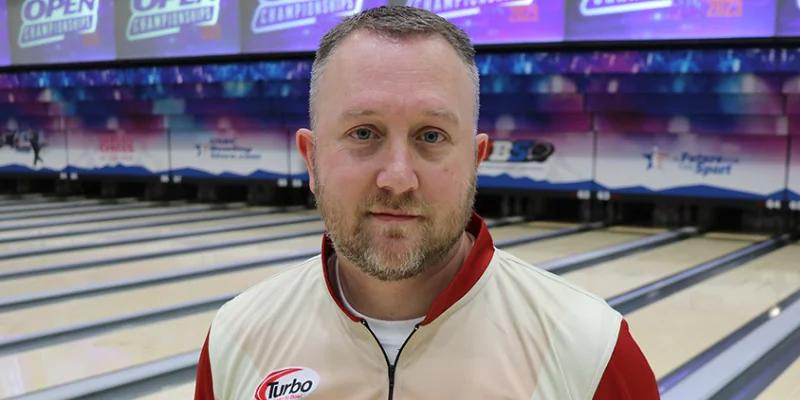 Derek Eoff explains his key to taking the singles and all-events leads at the 2023 USBC Open Championships