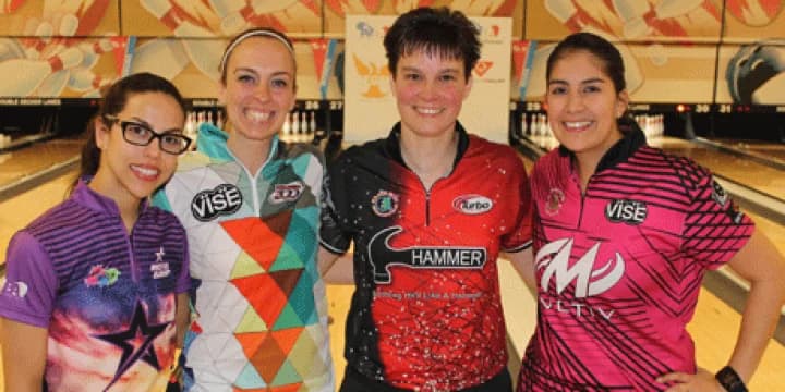 Rocio Restrepo, Brandi Branka, Shannon Pluhowsky, Maria Jose Rodriguez grind through flat pattern to make stepladder finals of season-opening QubicaAMF PWBA Sonoma County Open