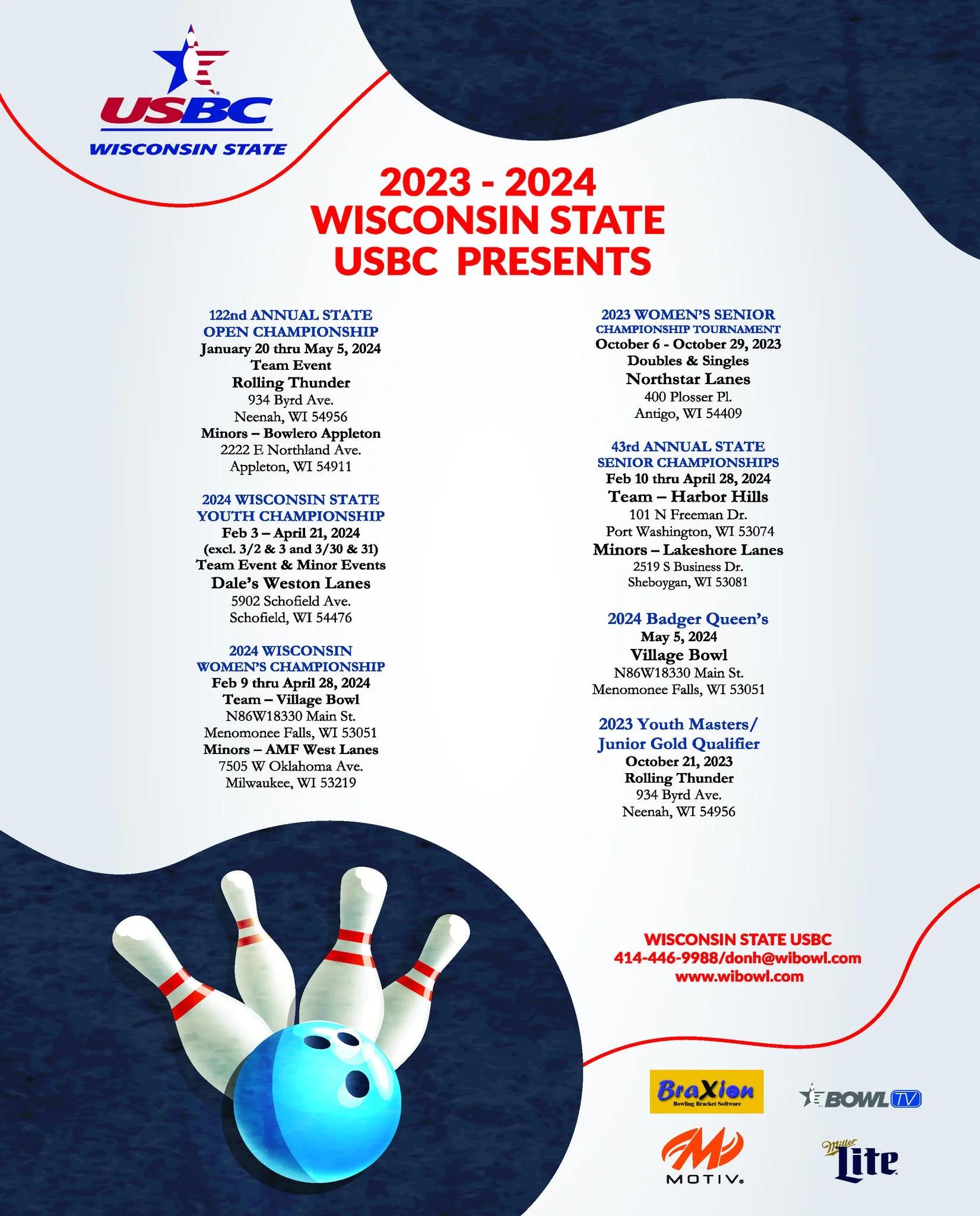 2023-24 Wisconsin State USBC Championships
